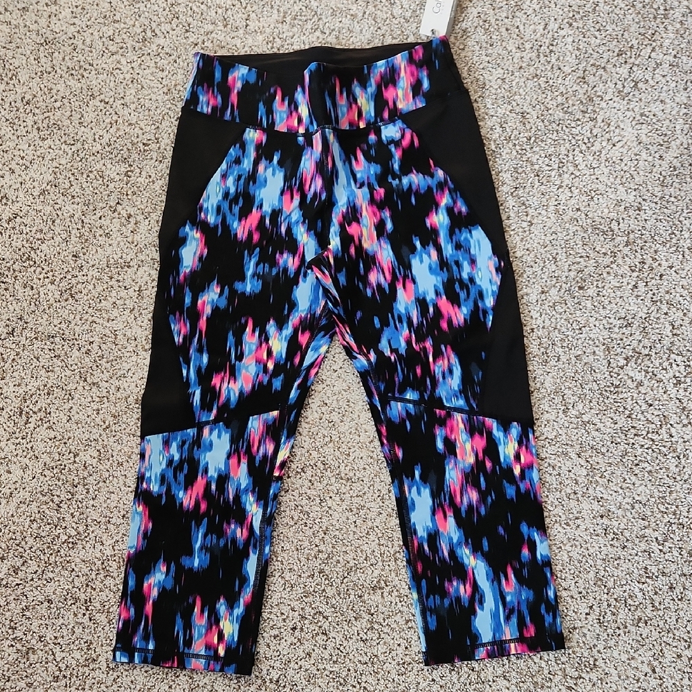 Calvin Klein Women's Capris Leggings - Blue, Pink, Black